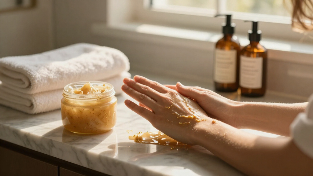 luxury body scrub sets