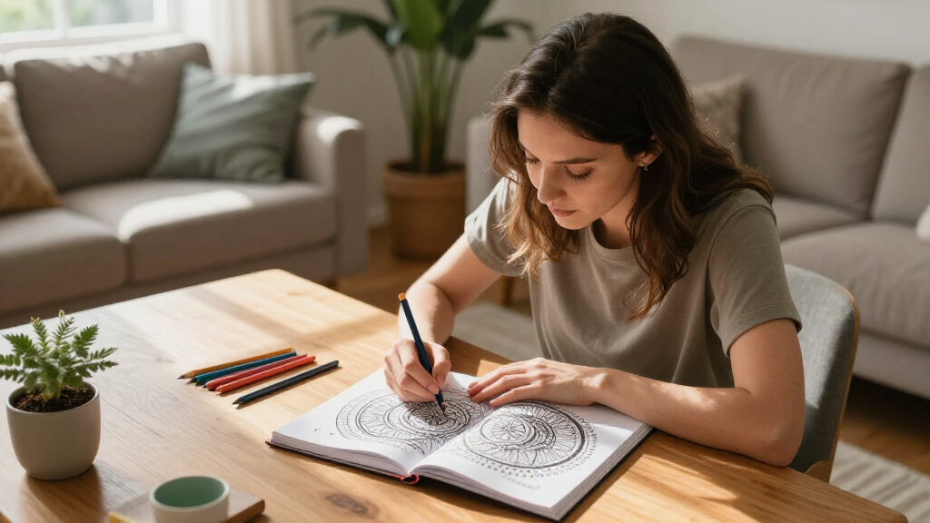 anxiety relief adult coloring books