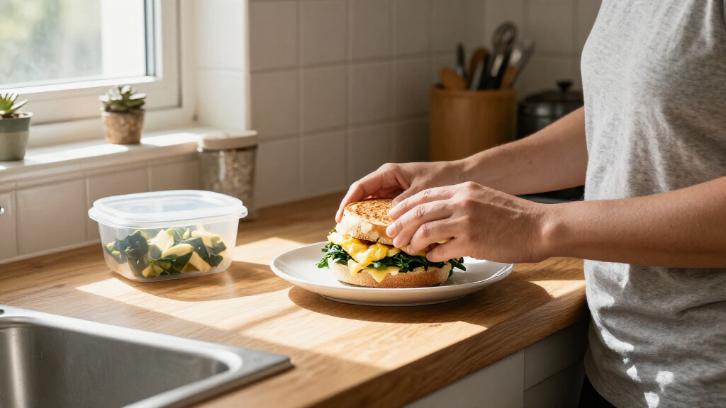 healthy frozen breakfast sandwiches