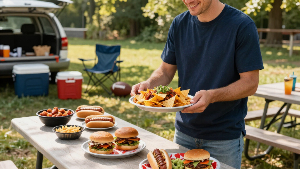 NFL tailgating party food