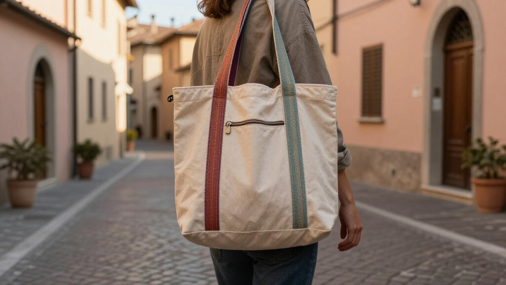 travel tote with zipper for europe