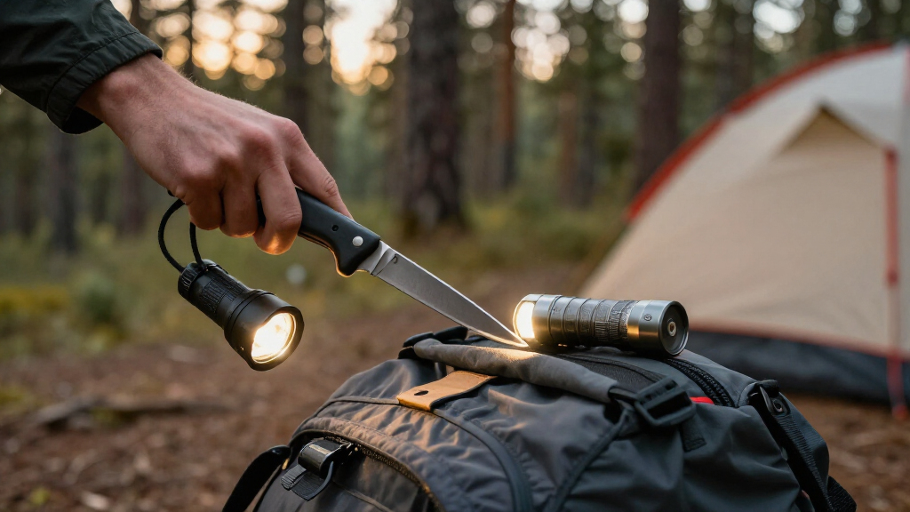 best EDC pocket knives and flashlights