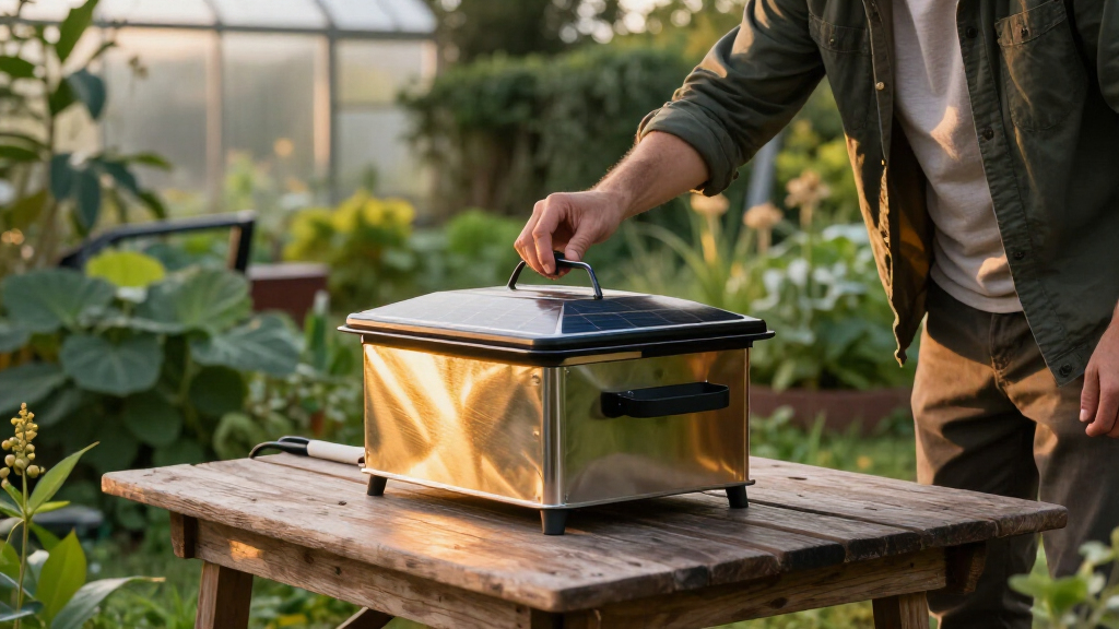 solar oven for off grid cooking