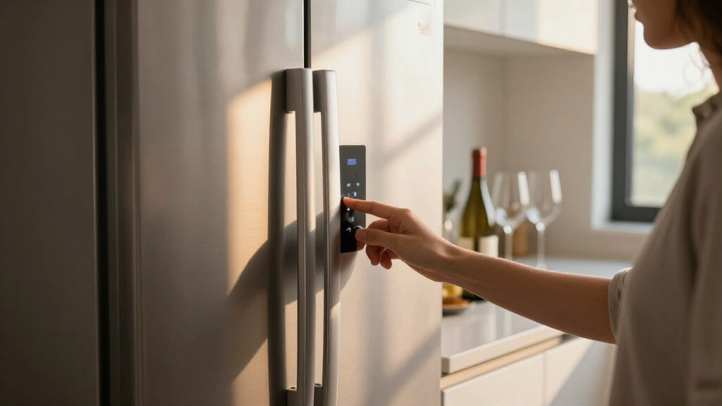 wine fridge dual zone