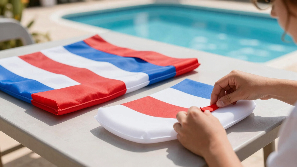 patriotic pool floaties