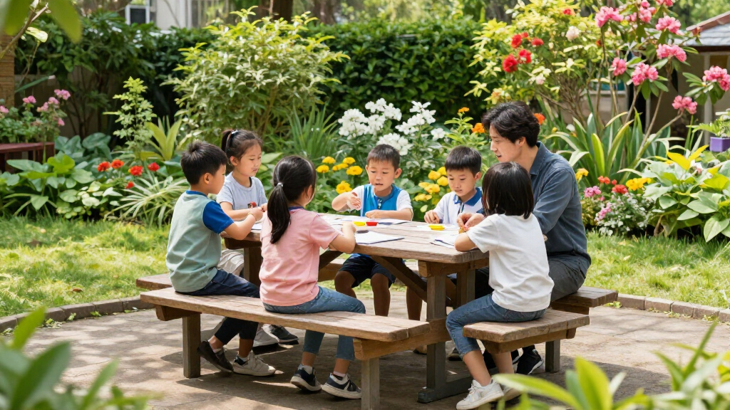 outdoor classroom furniture