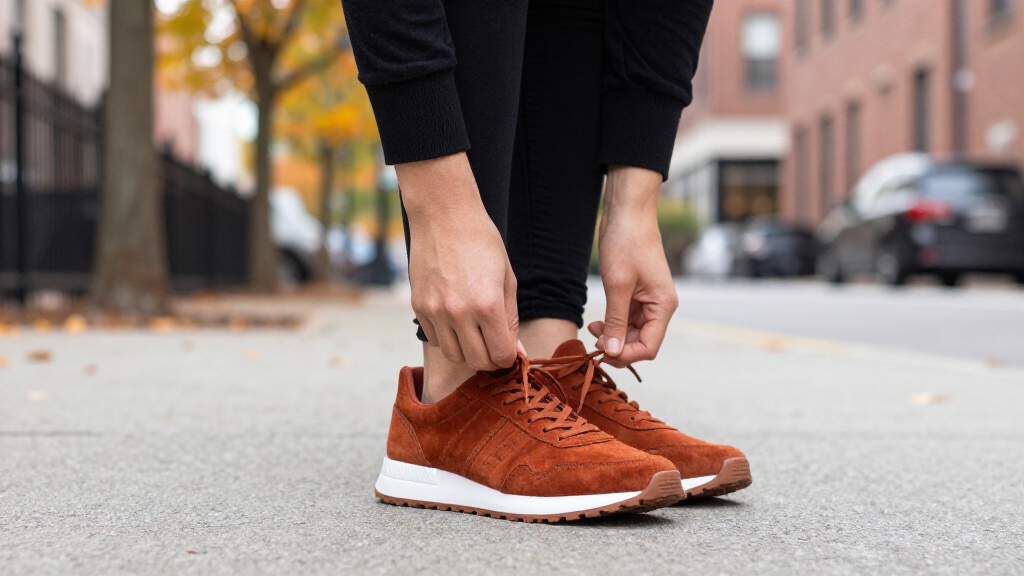 best fall sneakers for leggings