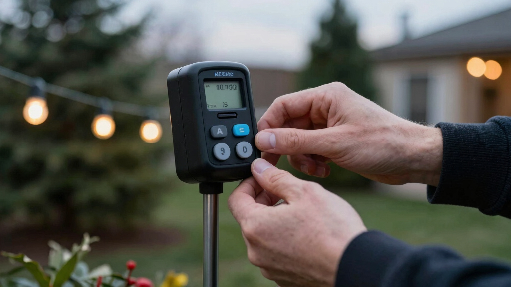 best outdoor stake timers for holiday lighting