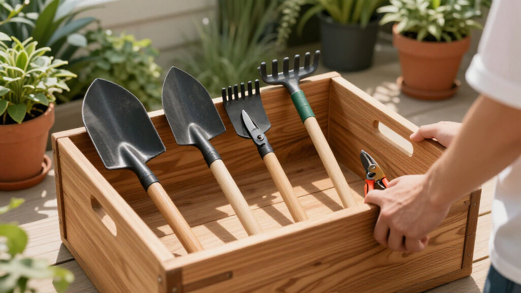 garden tool storage organizers