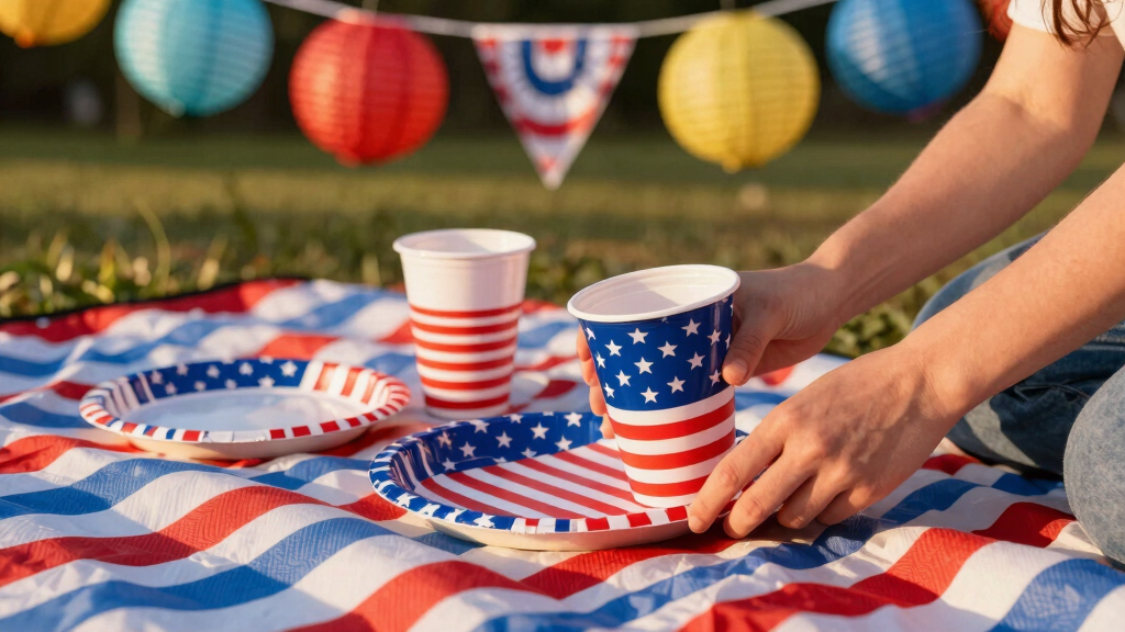 patriotic outdoor party supplies