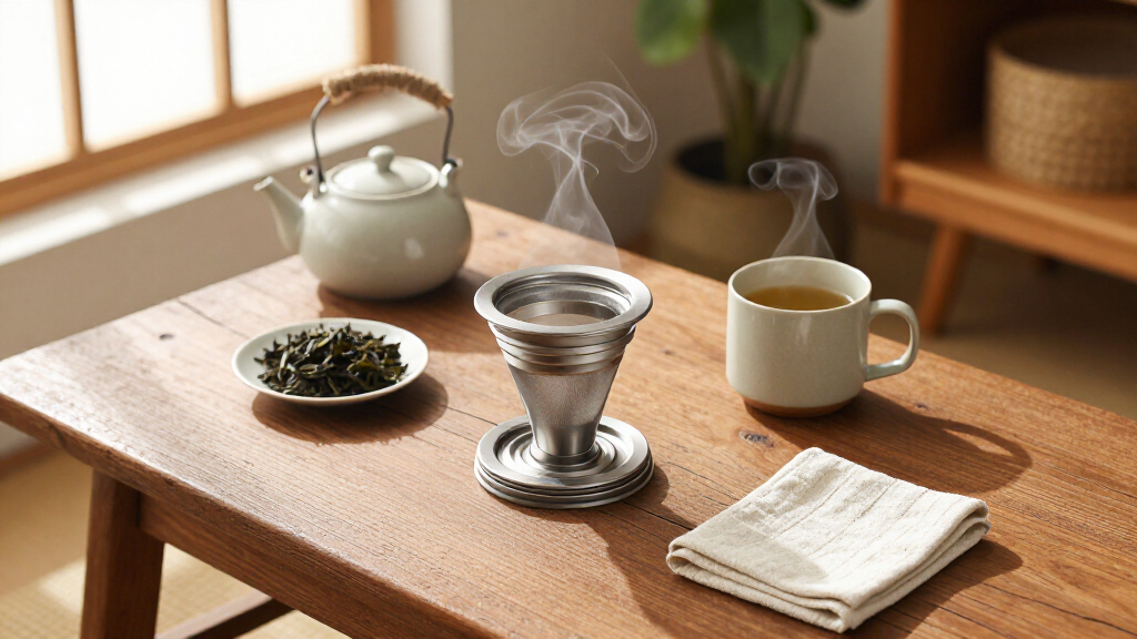 collapsible tea strainer onthego