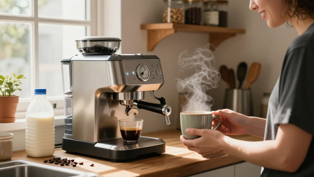 super automatic espresso machine with milk system