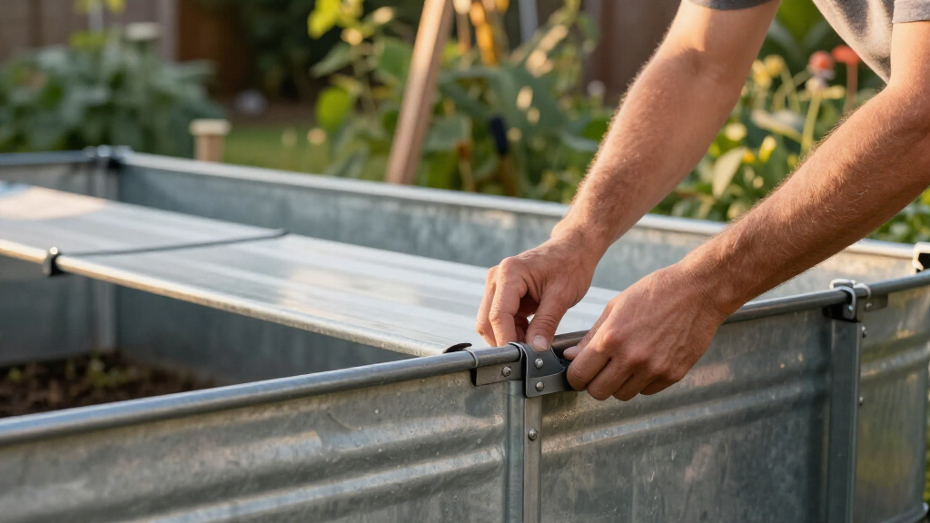 raised garden bed kit metal