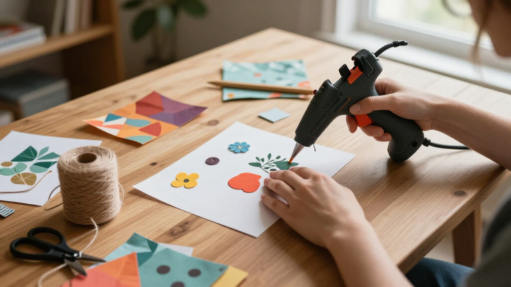 glue guns for crafting and diy decor