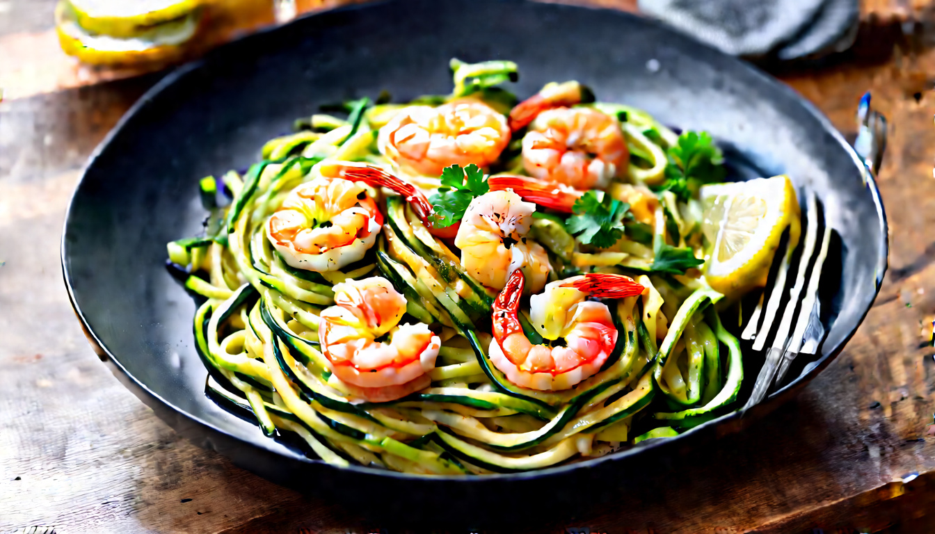 Deliciously Light Shrimp Scampi with Zucchini Noodles: A Healthy Twist on a Classic Favorite!