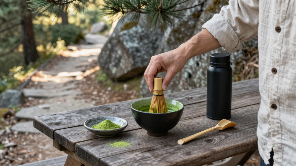 ceremonialgrade matcha green tea powder