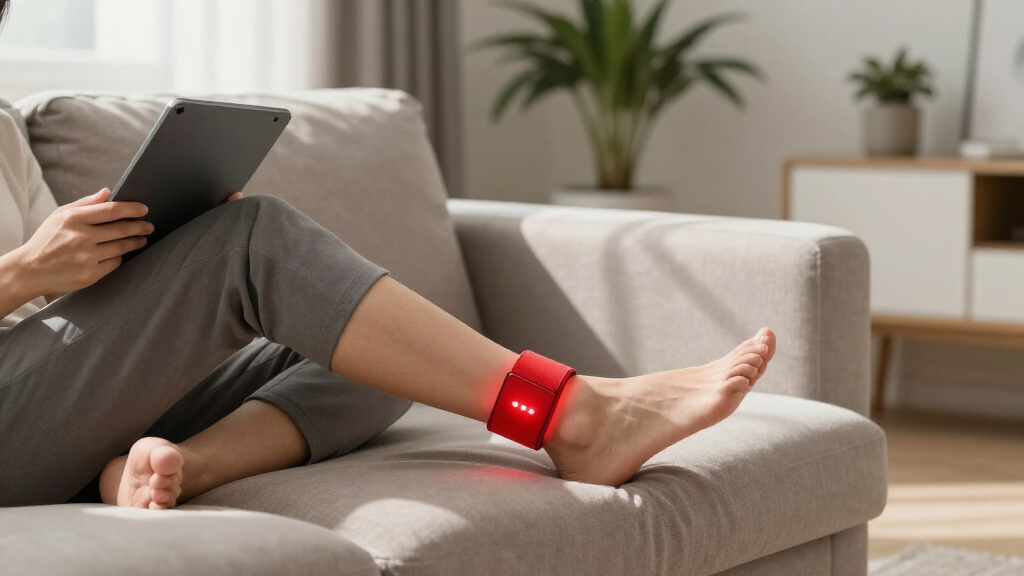 ankle red light cuff