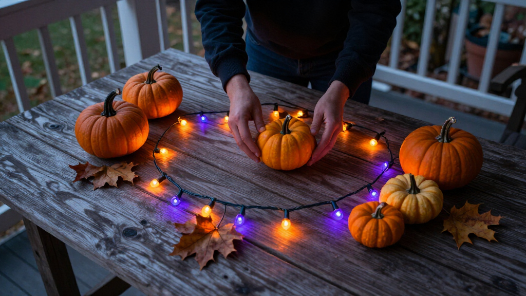 Halloween string lights