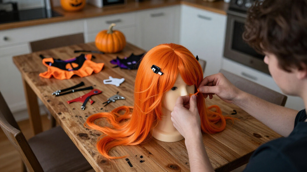 Halloween costume wigs