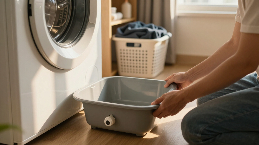best washer drain pan with leak sensor