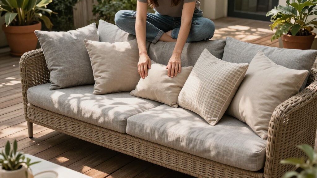 outdoor sectional patio set