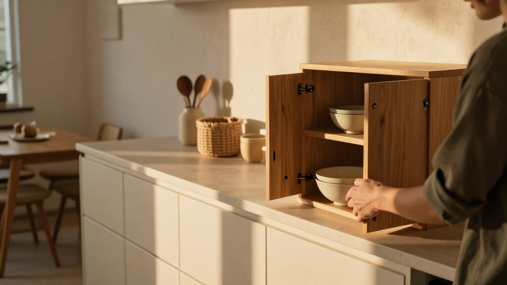 best Japandi kitchen storage solutions