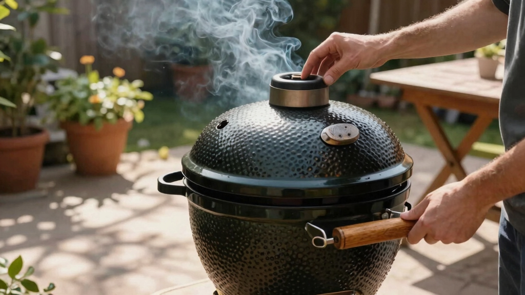 small kamado grill