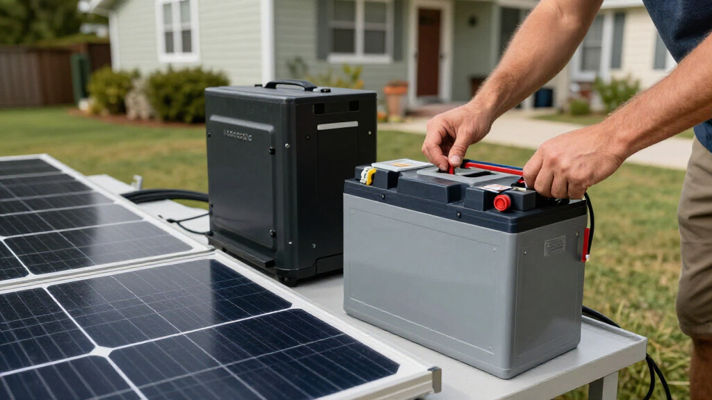 solar-powered emergency backup systems