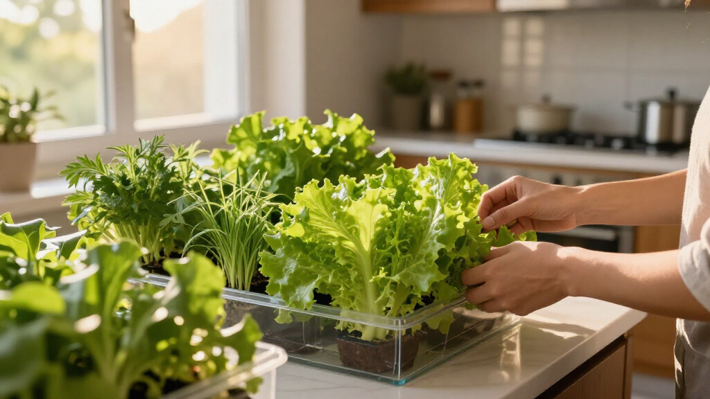 countertop hydroponic garden large
