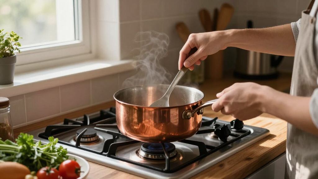 copper cookware set