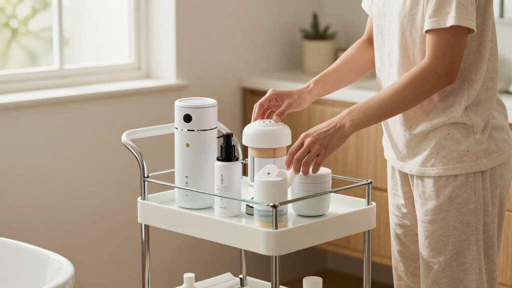 best rolling spa cart for beauty devices