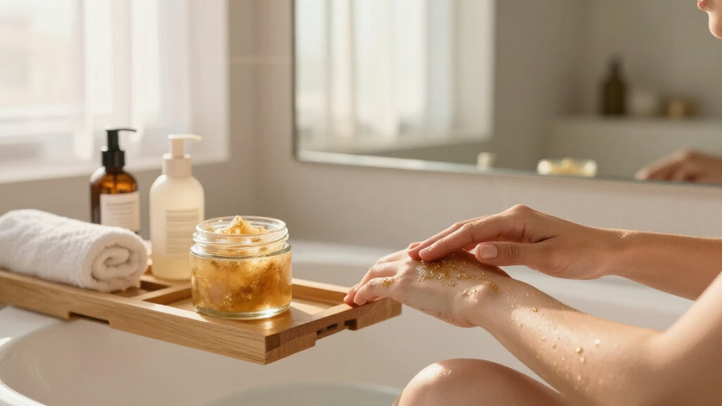 luxury body scrub sets