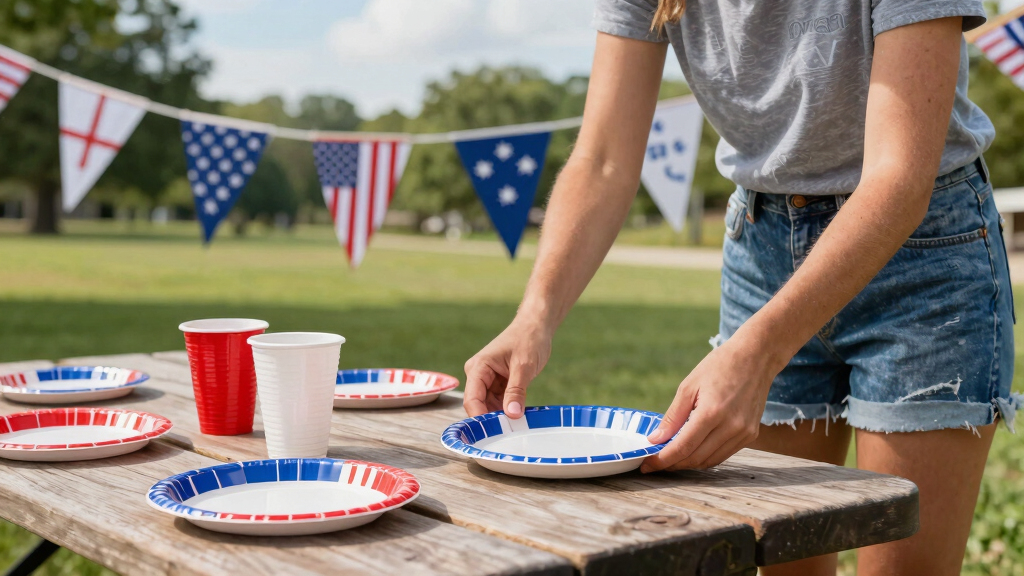 patriotic outdoor party supplies