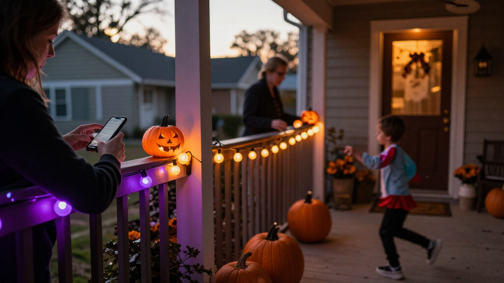 smart Halloween lighting systems