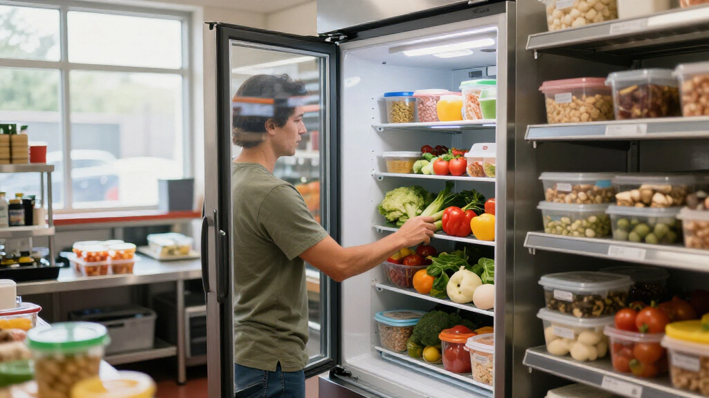 best 54 inch reach in refrigerator for commissary use