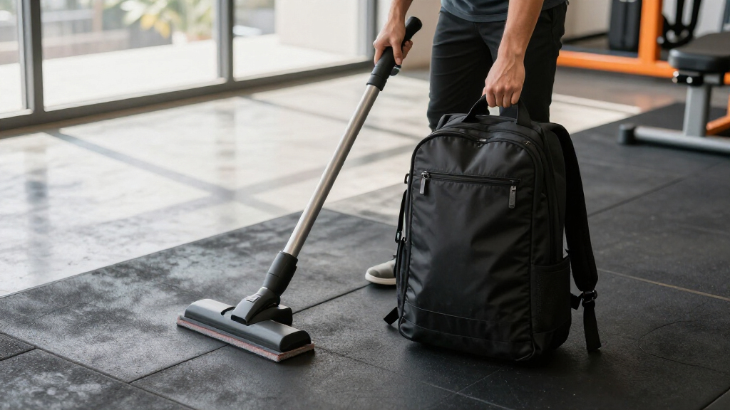 backpack vacuum for gyms