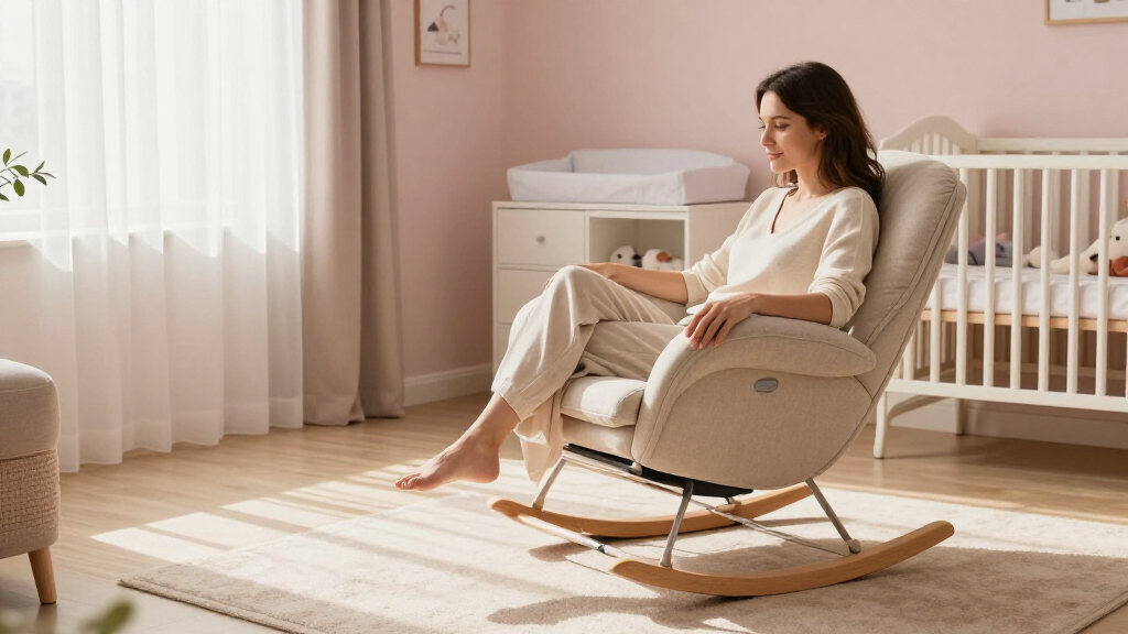 best ergonomic nursery gliders