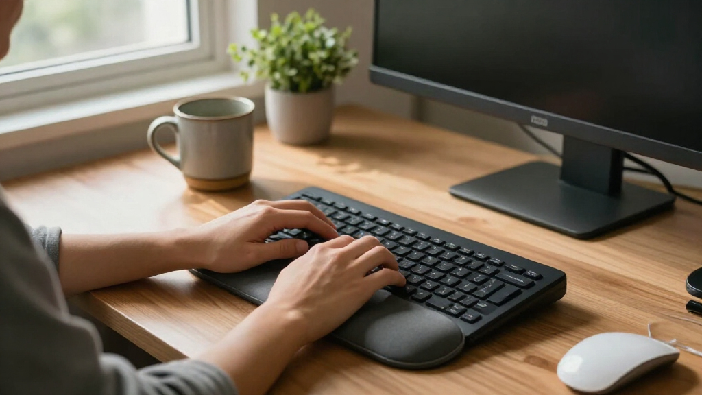 wrist rests for ergonomic keyboards