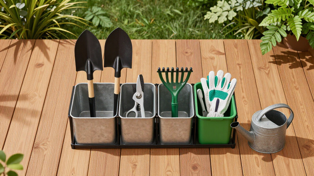 garden tool storage organization