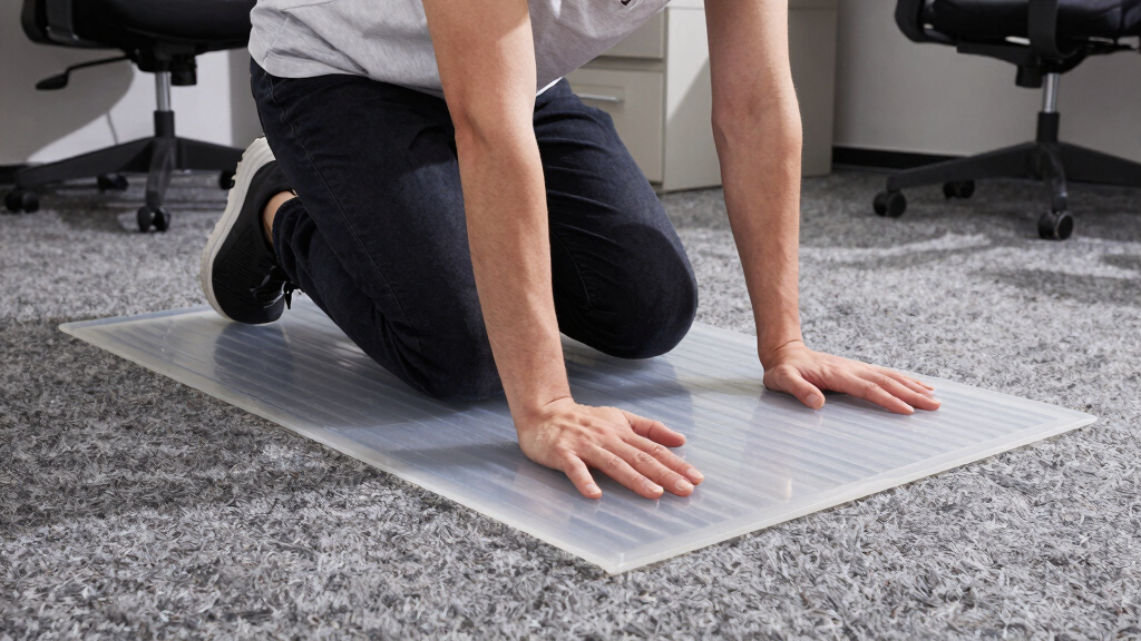best office chair mat for carpet heavy duty