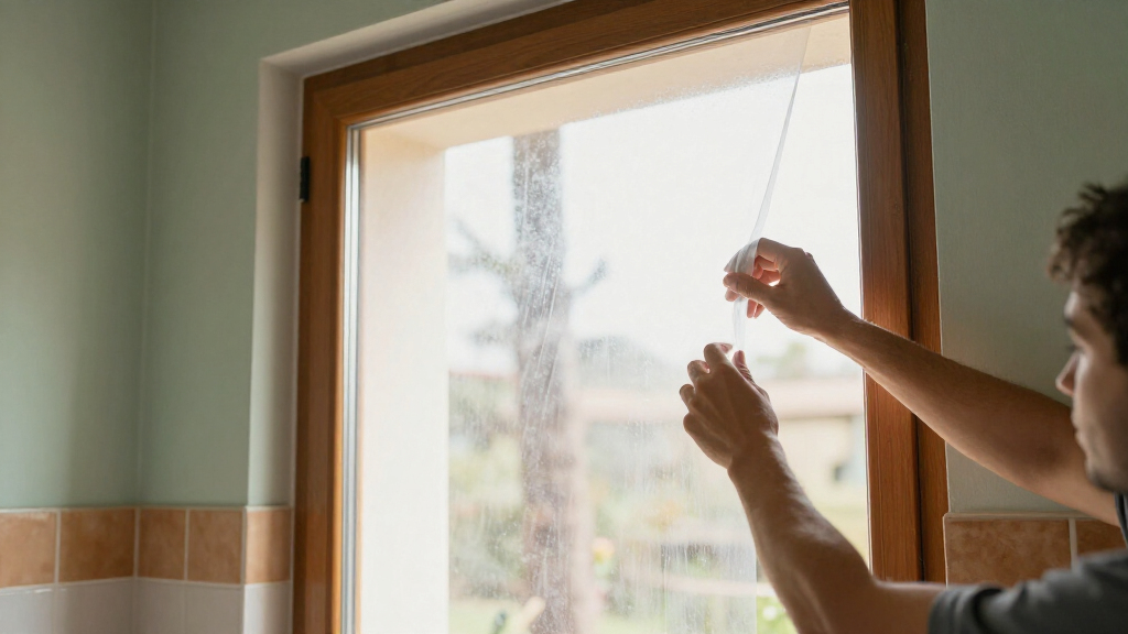 window insulation film kit winter