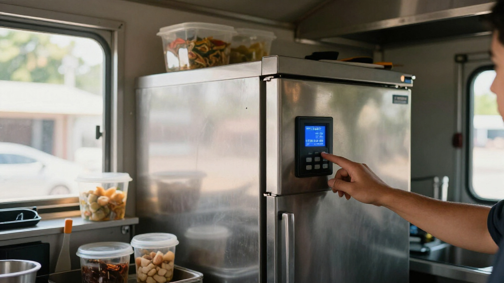 best commercial refrigerator with digital thermostat for food truck