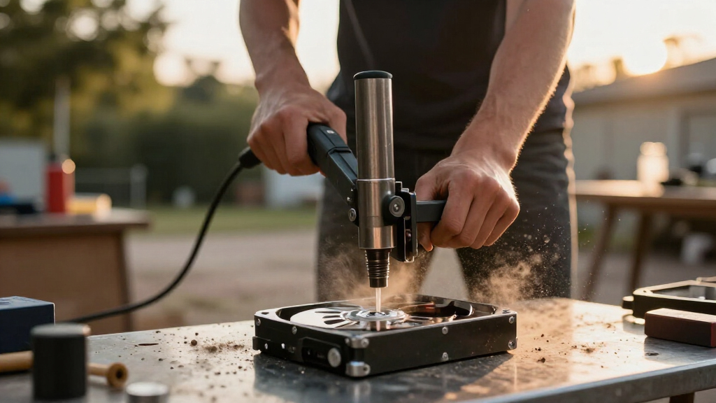 best hard drive crusher for secure disposal
