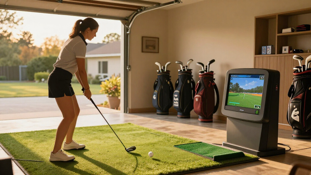 top rated golf launch monitor for garage simulator