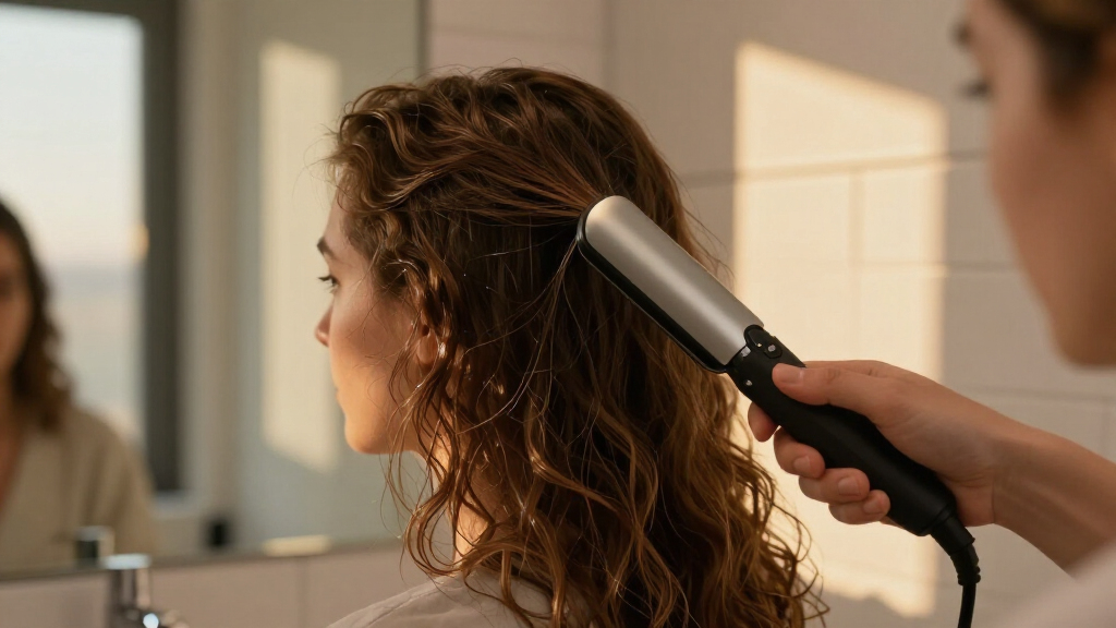 straightener for curling hair