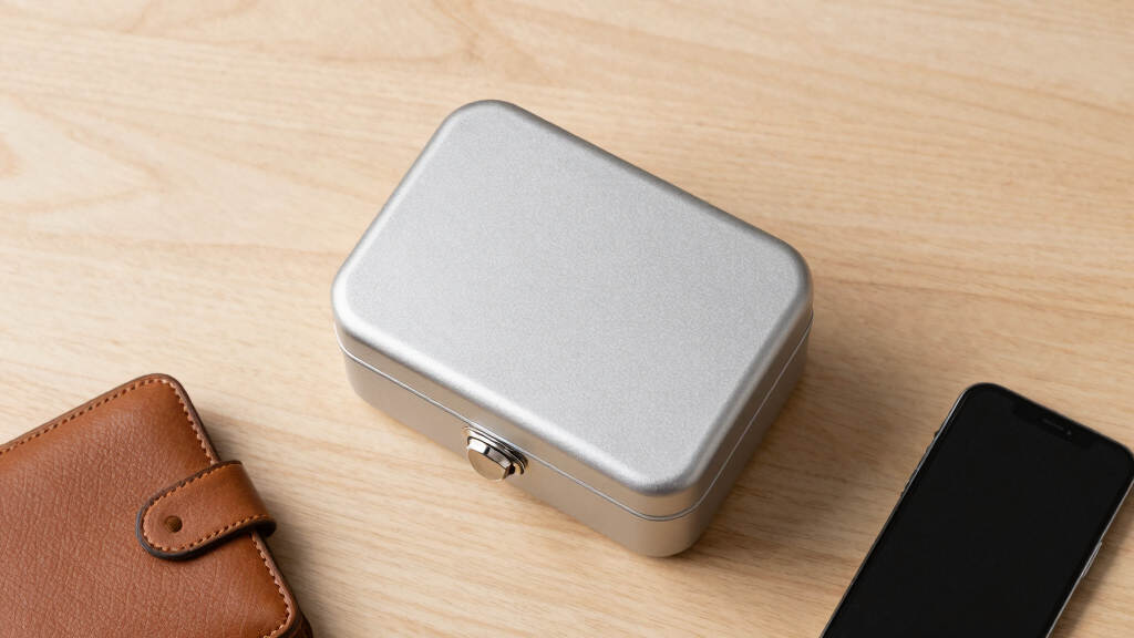 portable travel safe lockbox