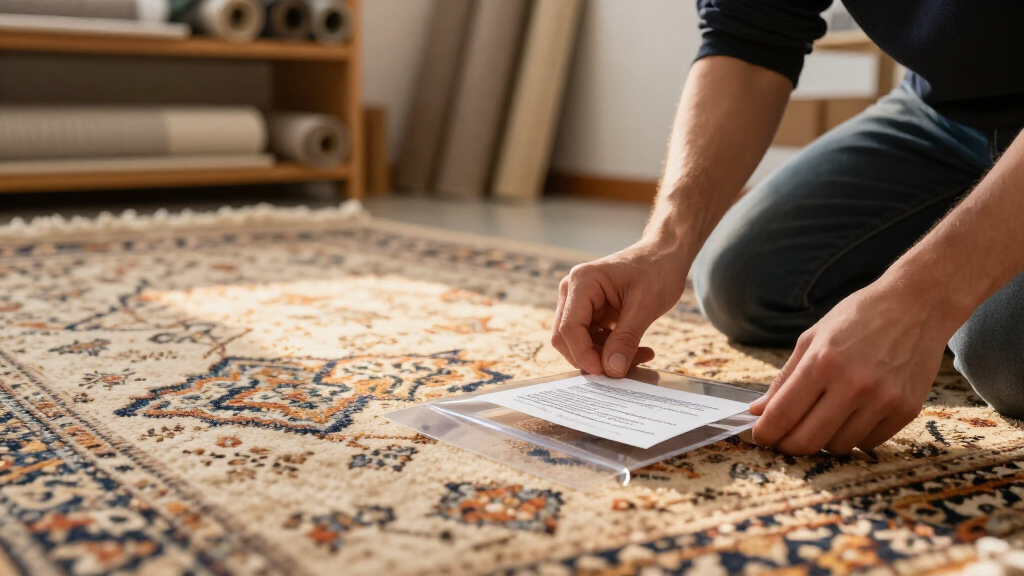 archival rug label protectors