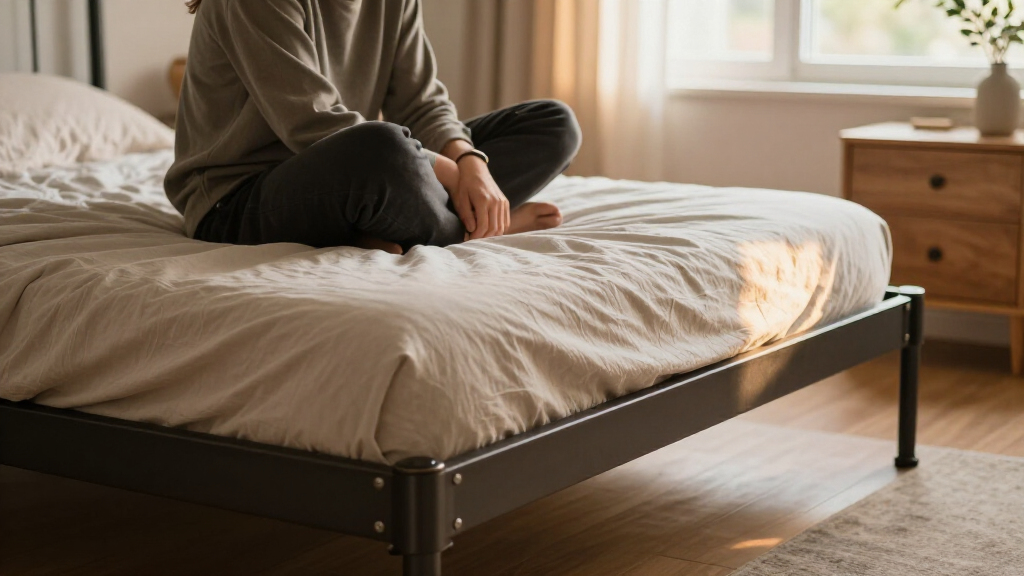 metal bed frames for heavy people