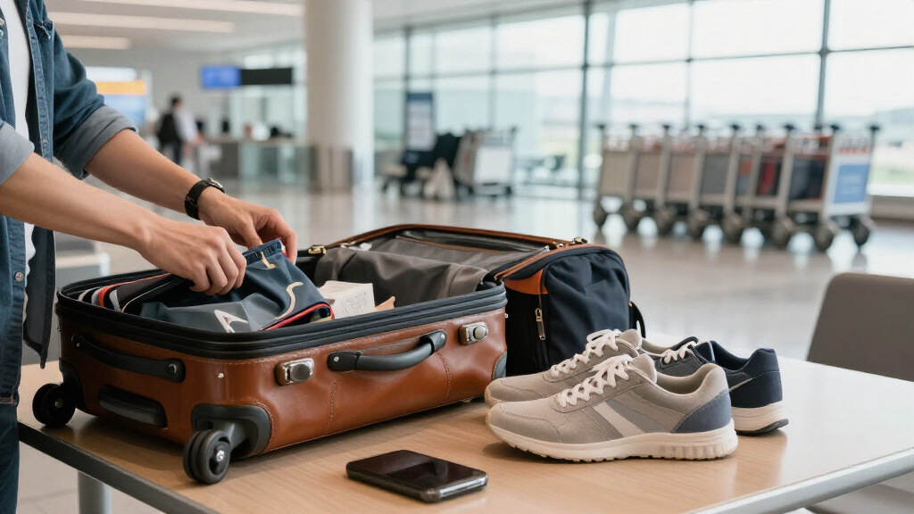 best airport travel bags and shoes