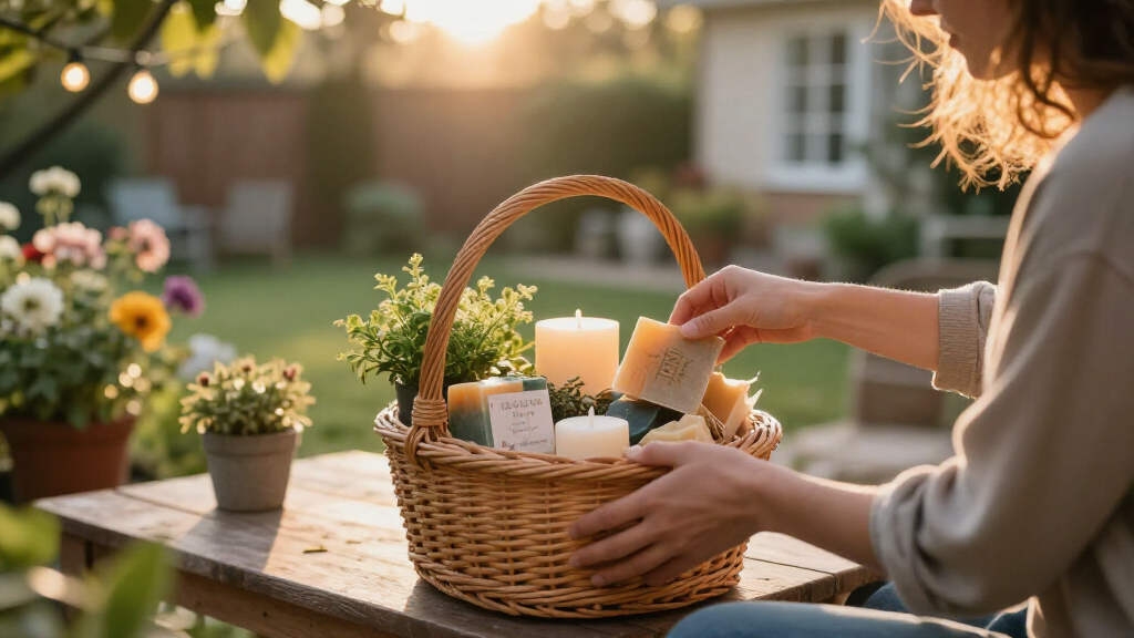 sympathy gift baskets physical products